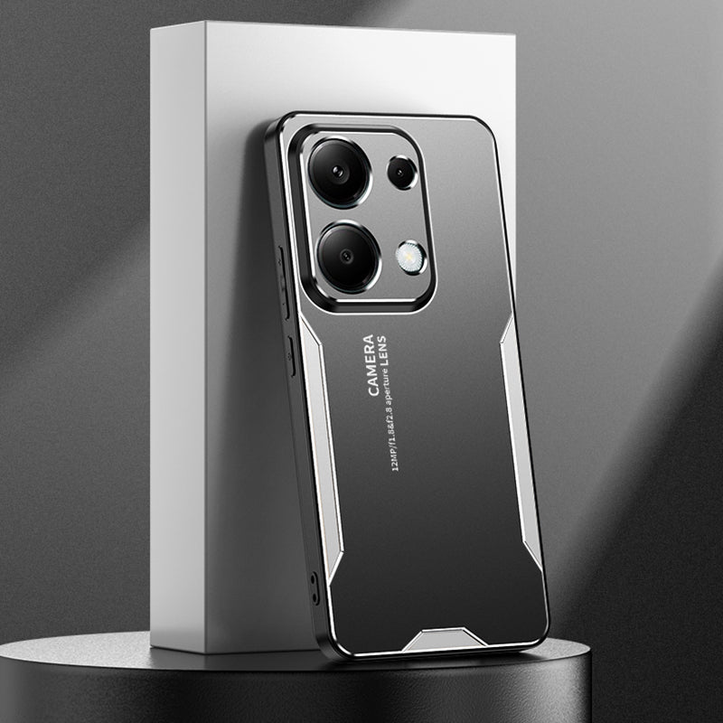 For Xiaomi Redmi Note 13 Pro 4G / Poco M6 Pro 4G Case Drop-Proof Aluminum Alloy+TPU+PC Phone Cover For Xiaomi Redmi Note 13 Pro 4G / Poco M6 Pro 4G Case Drop-Proof Aluminum Alloy+TPU+PC Phone Cover